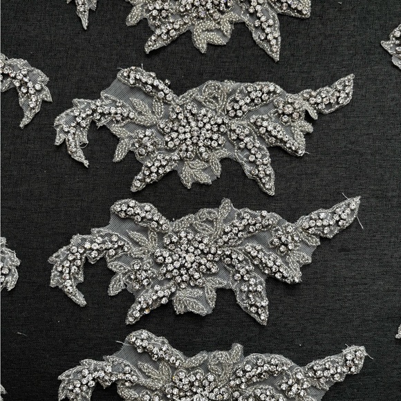 Beaded Rhinestone Appliqués - Picture 8 of 15